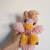 Light pink duck headband