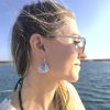 "Sea Spirit" Ceramic Earrings – Fish & Shell Design - Image 4