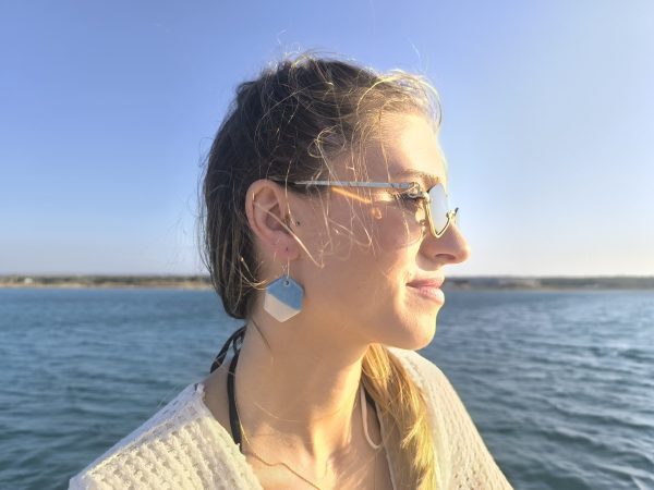 Ocean Breeze Geometric Earrings – Handmade Ceramic Beauty