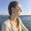Ocean Breeze Geometric Earrings – Handmade Ceramic Beauty - Image 3