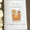 Father’s Day Card, Old Fashioned Card, Whiskey Card, Bourbon Lover Gift - Image 3