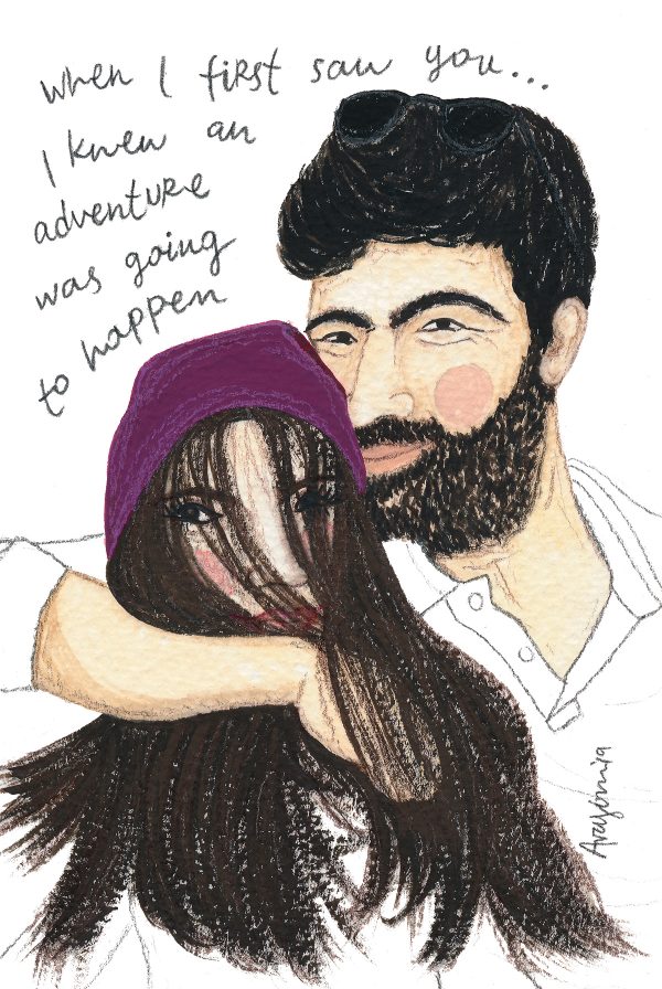 ORIGINAL CUSTOM personalised LOVE Illustration - Image 8