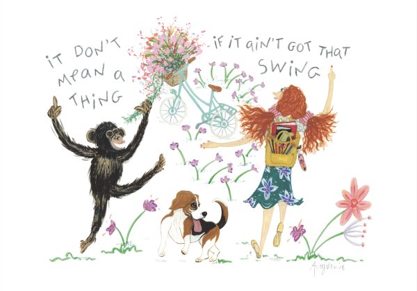 GREETING CARD 'That Swing' - Image 3