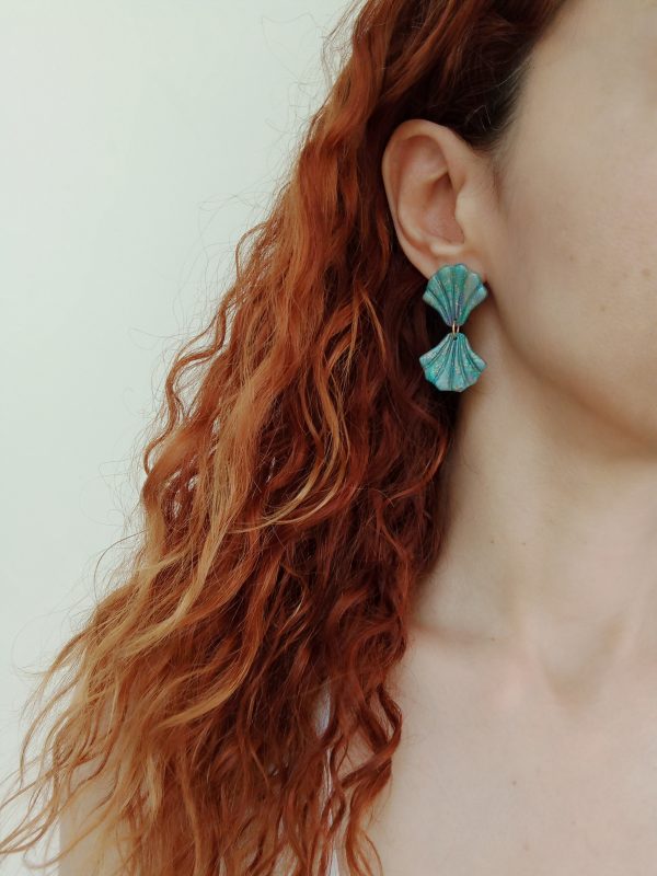 Double shell earrings - Image 3