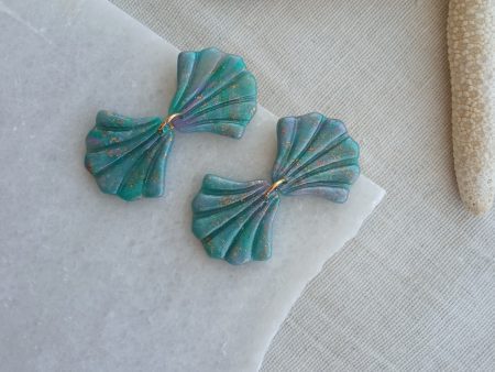 Double shell earrings