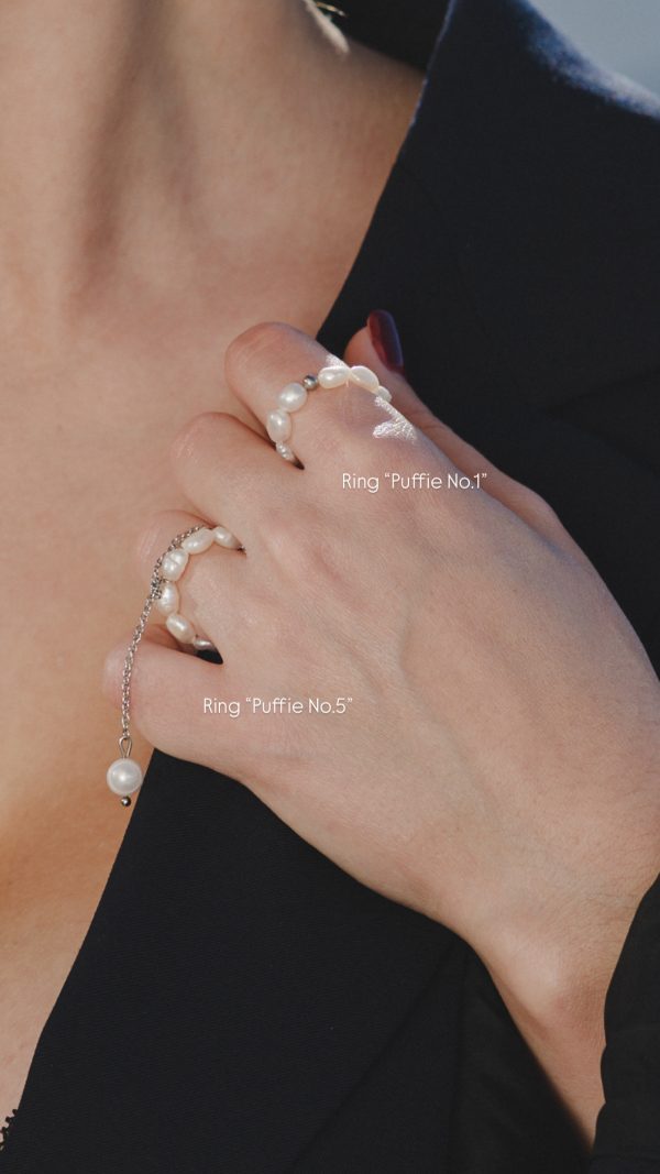 Rings Puffie in silver - Image 5