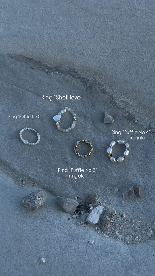 Rings Puffie in gold - Image 7