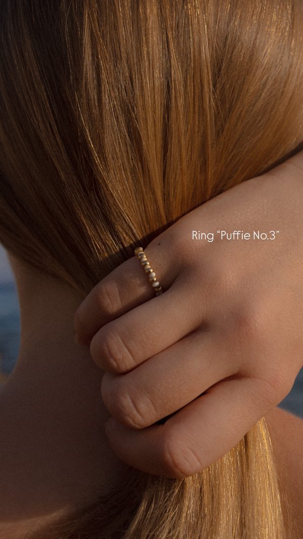 Rings Puffie in gold - Image 4