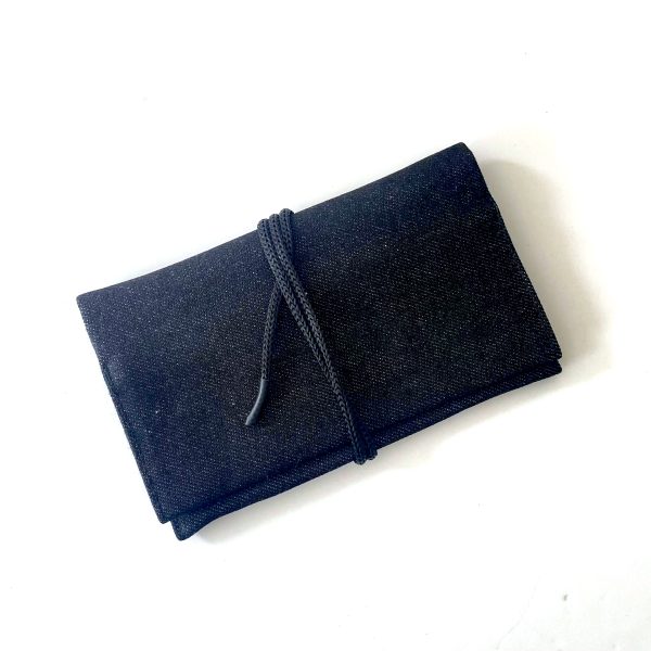 Tobacco Pouch - Black Denim