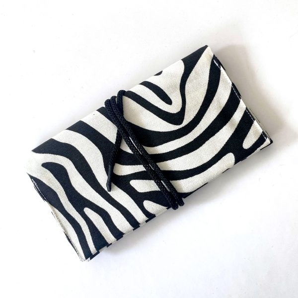 Tobacco Pouch - Black and White