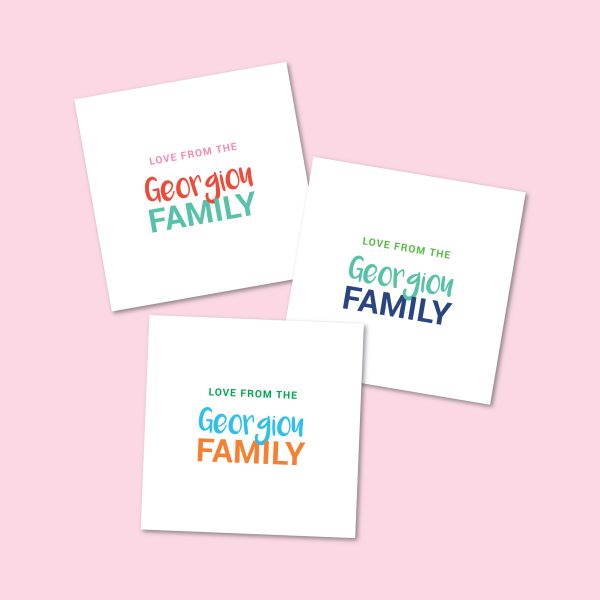 Love From - Personalised Family Cards