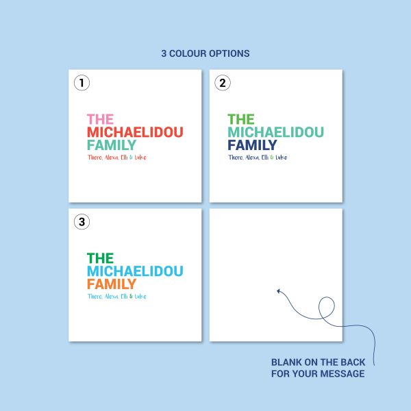 Family Names - Personalised Family Cards - Image 3