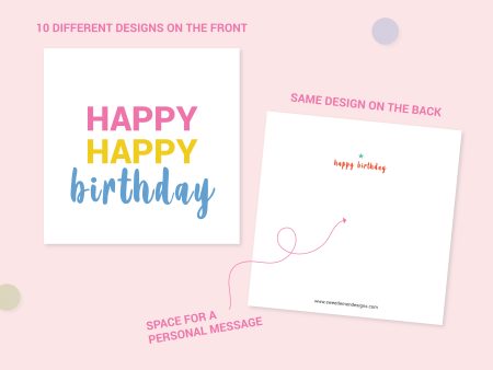 20 Birthday Gift Tags Square