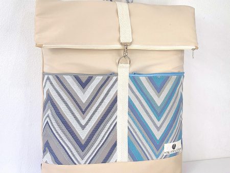 beige waterproof backpack 1
