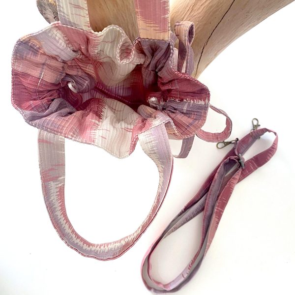 bucket fashion bag pink pastel colours 3