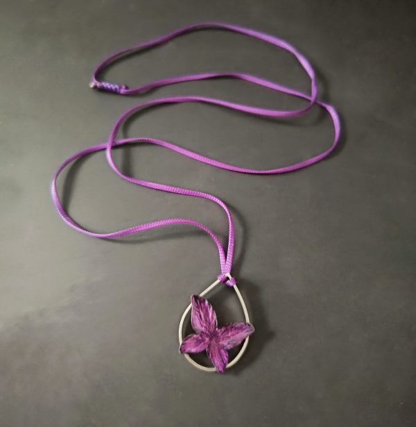 Butterfly Hammered Necklace - Image 3