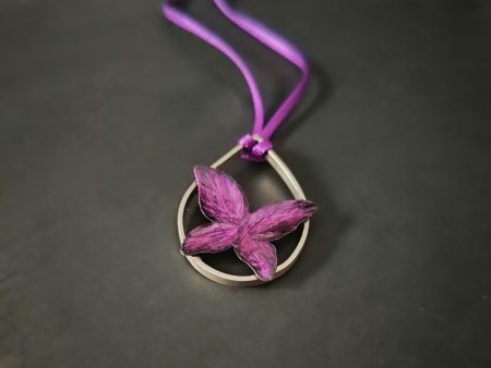 Butterfly Hammered Necklace