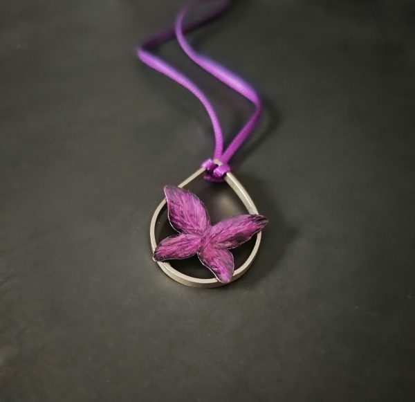 Butterfly Hammered Necklace