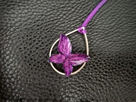 Butterfly Hammered Necklace
