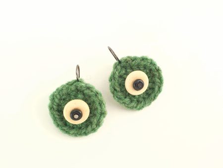 googly eyes playful & cheeky earrings - green