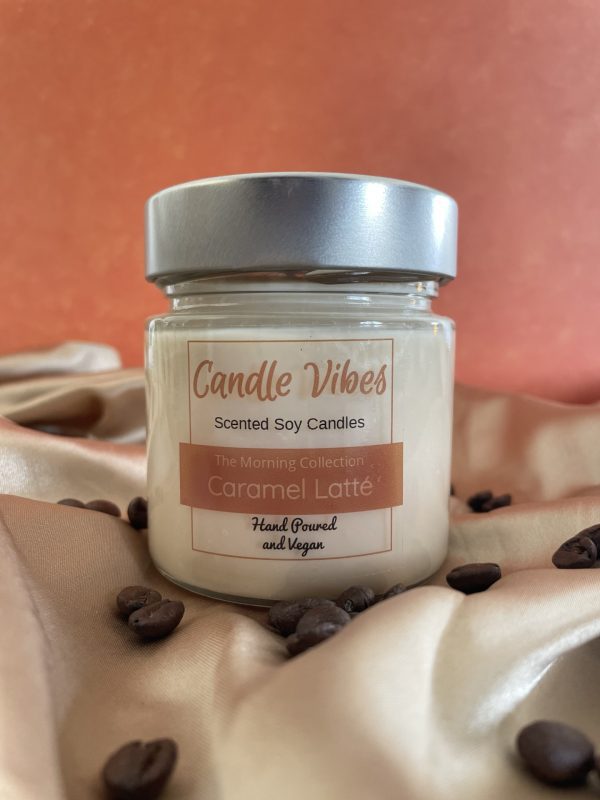 Handmade Soy Wax Candle in Glass Jar with Lid - 200gr - Image 2