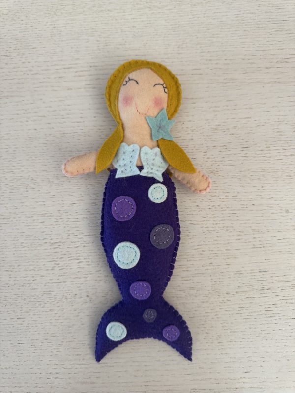 Adorable Felt Mermaid Plushies -2 available - Image 3