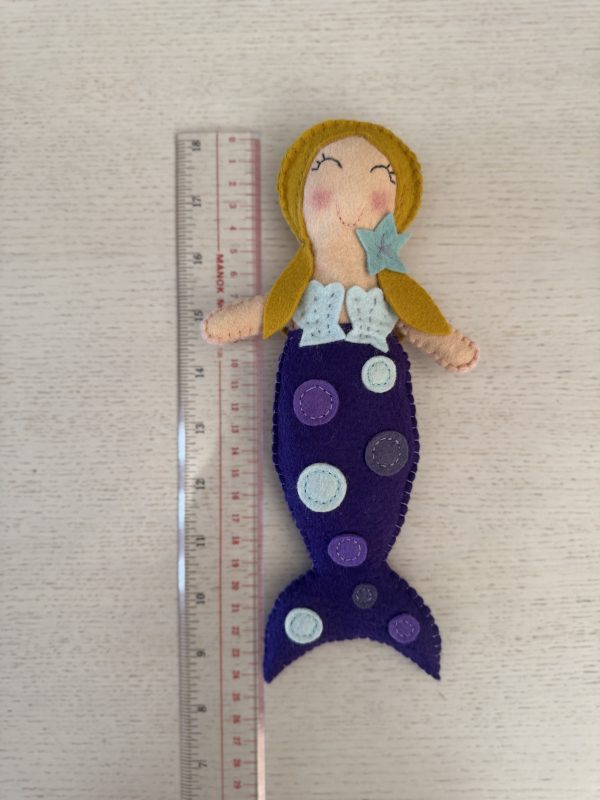 Adorable Felt Mermaid Plushies -2 available - Image 4