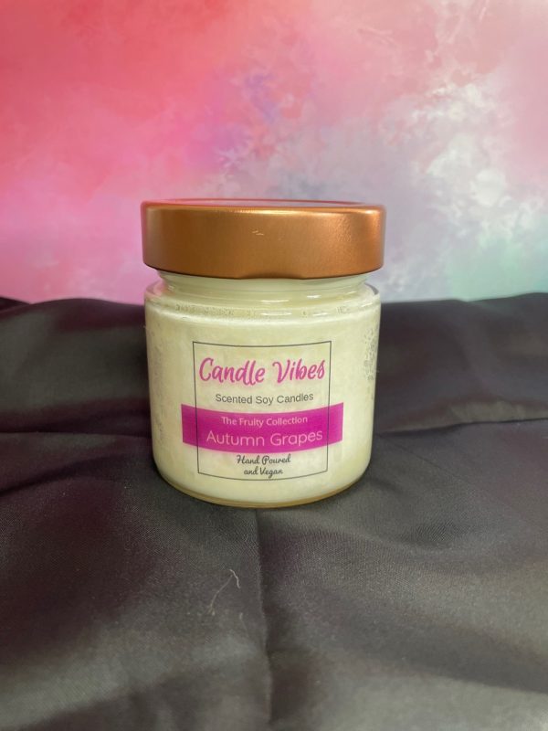 Handmade Soy Wax Candle in Glass Jar with Lid - 200gr - Image 6