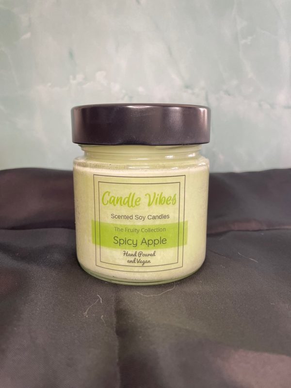 Handmade Soy Wax Candle in Glass Jar with Lid - 200gr - Image 8