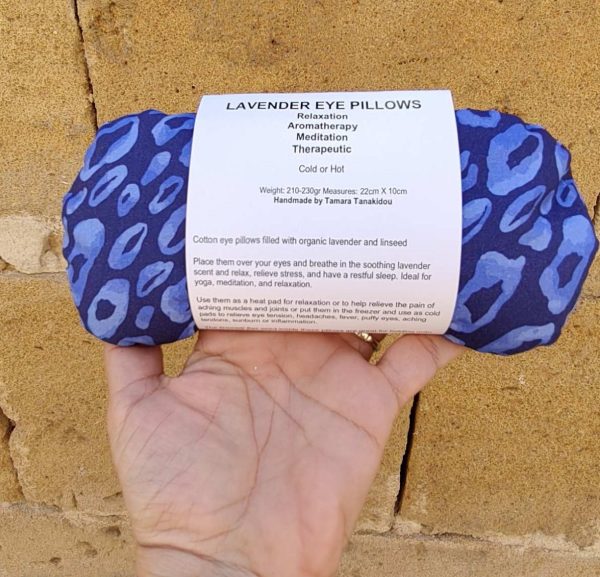 Lavender and Linseed Eye Pillow-Organic Flaxseed & Lavender Eye Mask for Sleep, Yoga, Heat or Cold Therapy - Image 16