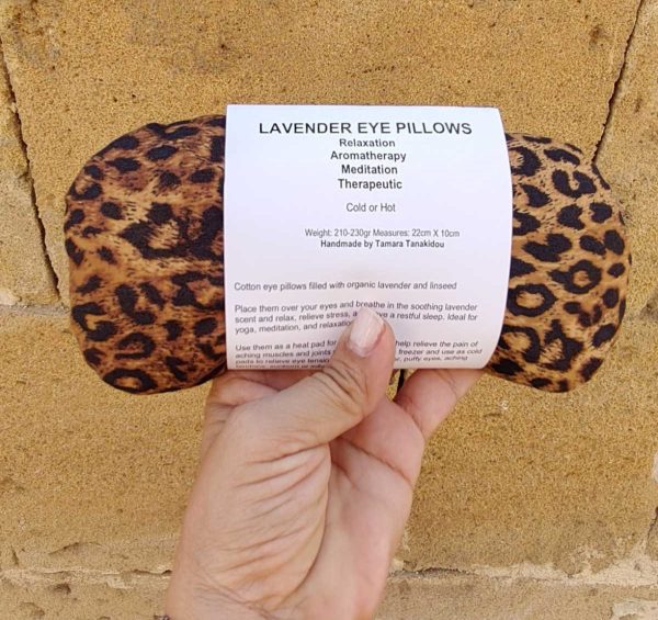 Lavender and Linseed Eye Pillow-Organic Flaxseed & Lavender Eye Mask for Sleep, Yoga, Heat or Cold Therapy - Image 14