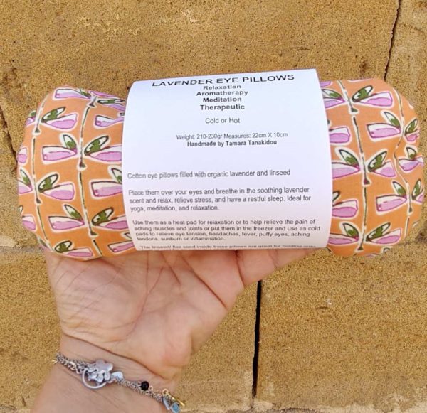 Lavender and Linseed Eye Pillow-Organic Flaxseed & Lavender Eye Mask for Sleep, Yoga, Heat or Cold Therapy - Image 13