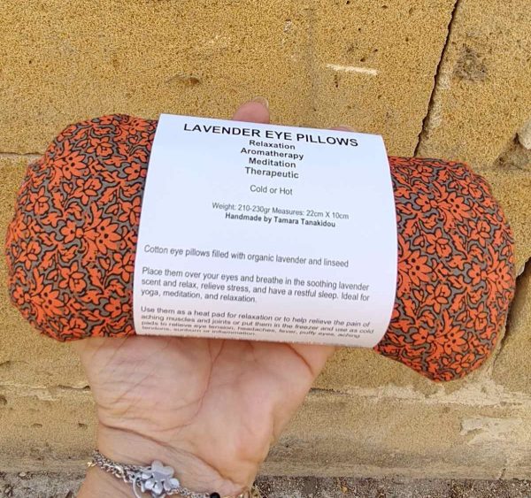 Lavender and Linseed Eye Pillow-Organic Flaxseed & Lavender Eye Mask for Sleep, Yoga, Heat or Cold Therapy - Image 11