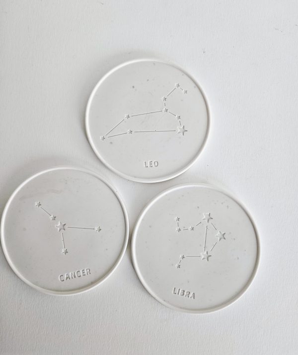 Jesmonite Zodiac Handmade Coasters - Image 2