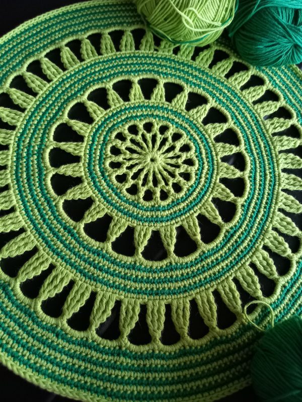 Crochet Mandala! Boho Table Decor or Wall Hanging! - Image 5