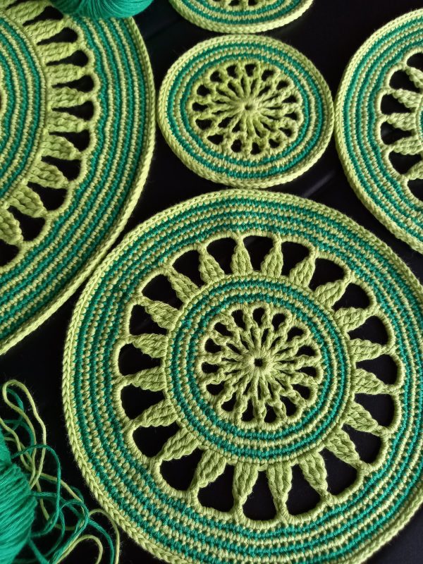 Crochet Mandala! Boho Table Decor or Wall Hanging! - Image 3