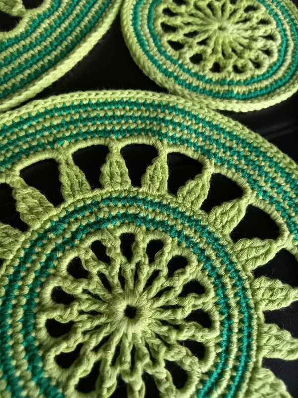 Crochet Mandala! Boho Table Decor or Wall Hanging! - Image 4