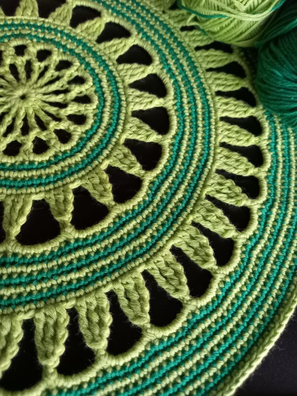 Crochet Mandala! Boho Table Decor or Wall Hanging! - Image 6