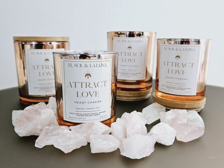 Attract Love Chakra Candle collection