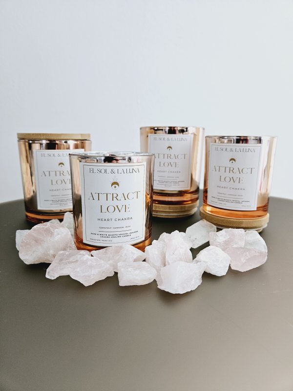 Attract Love Chakra Candle collection