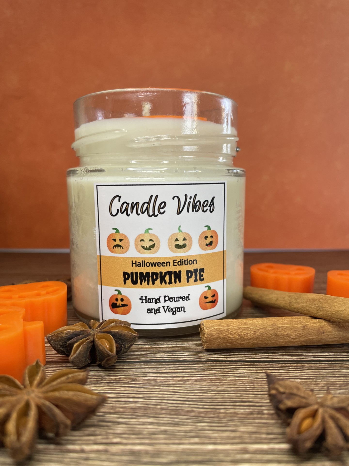 Halloween Edition Soy Candle - Pumpkin Pie - Image 4