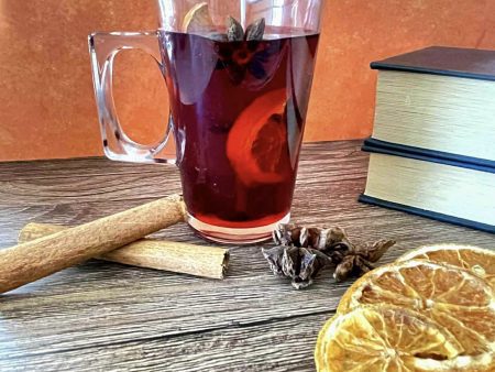 Mulled Wine Gel Wax Candle in Glass