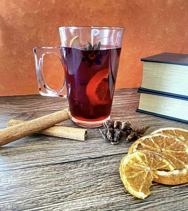 Mulled Wine Gel Wax Candle in Glass