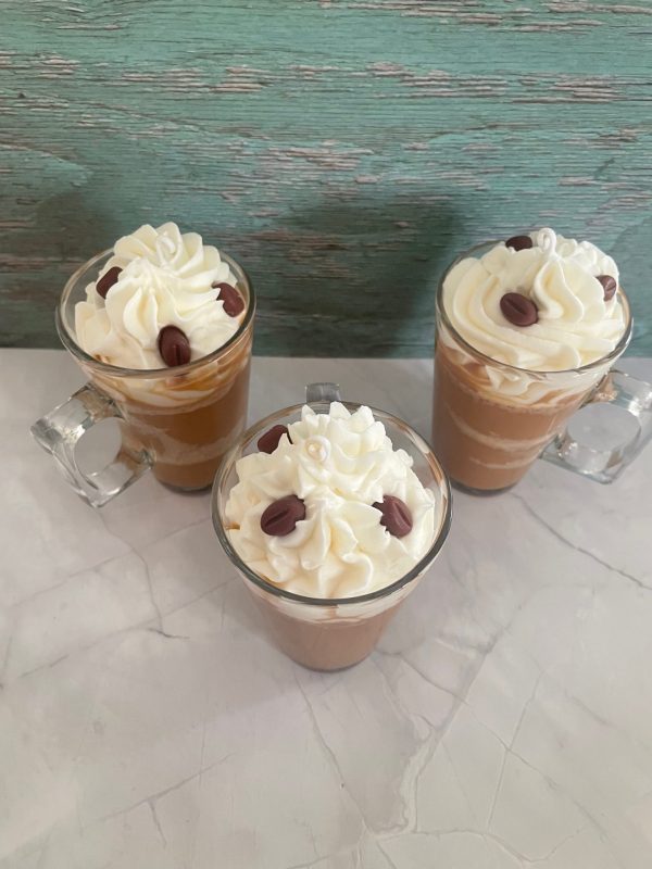 Caramel Latte handmade Soy Wax Candle – Coffee Scented Candle - Image 5