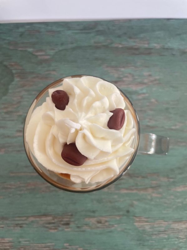 Caramel Latte handmade Soy Wax Candle – Coffee Scented Candle - Image 4