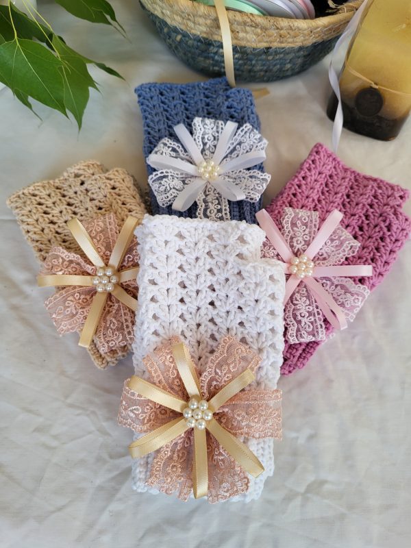 Handmade Crochet Fingerless Gloves - Ring of Warmth (Choose Your Color)