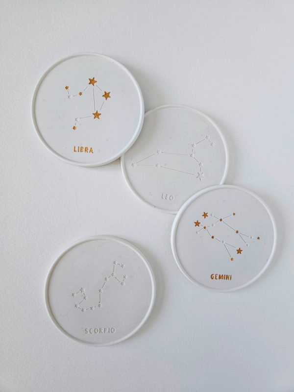 Jesmonite Zodiac Handmade Coasters - Image 5
