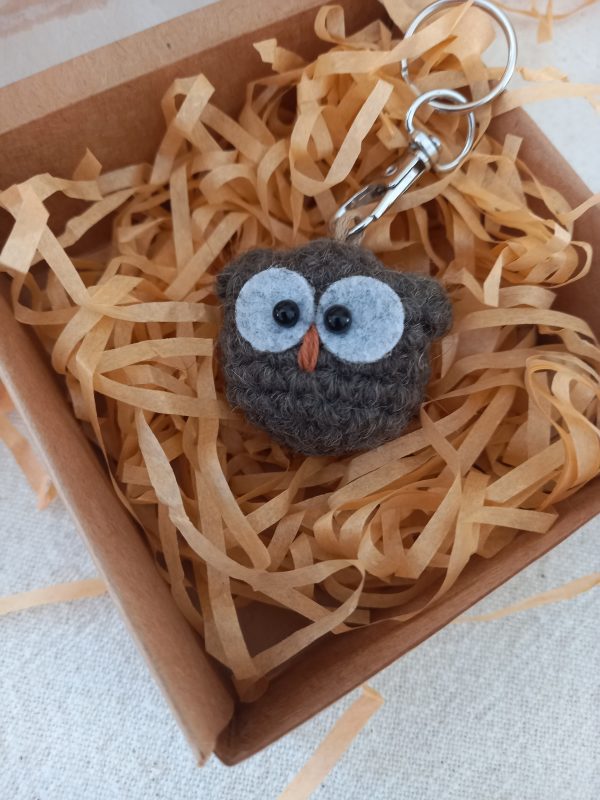 Crochet Owl Amigurumi Keychain, keyring! - Image 3