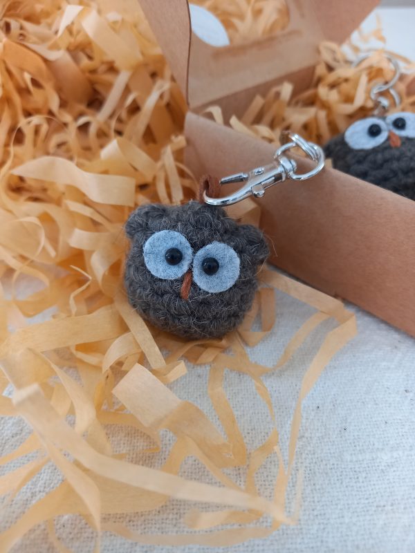 Crochet Owl Amigurumi Keychain, keyring! - Image 2