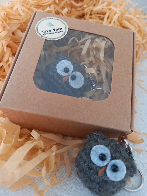 Crochet Owl Amigurumi Keychain, keyring! - Image 4